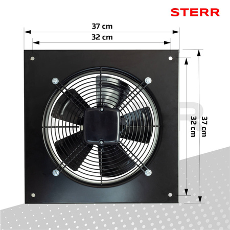 AXF250B - Odtahový axiální ventilátor 250 mm