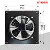 AXF250B - Odtahový axiální ventilátor 250 mm