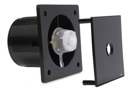 BFS150P-B - Černý koupelnový ventilátor 150 mm (PIR)